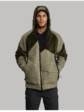 Men's Olive Hooded Jacket Vollebak